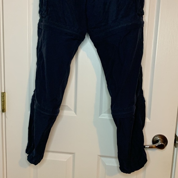 WINDRIVER Zip Off Pants Men’s Small x 32 Navy Lightweight Drawstrings 3 lengths - Picture 9 of 14